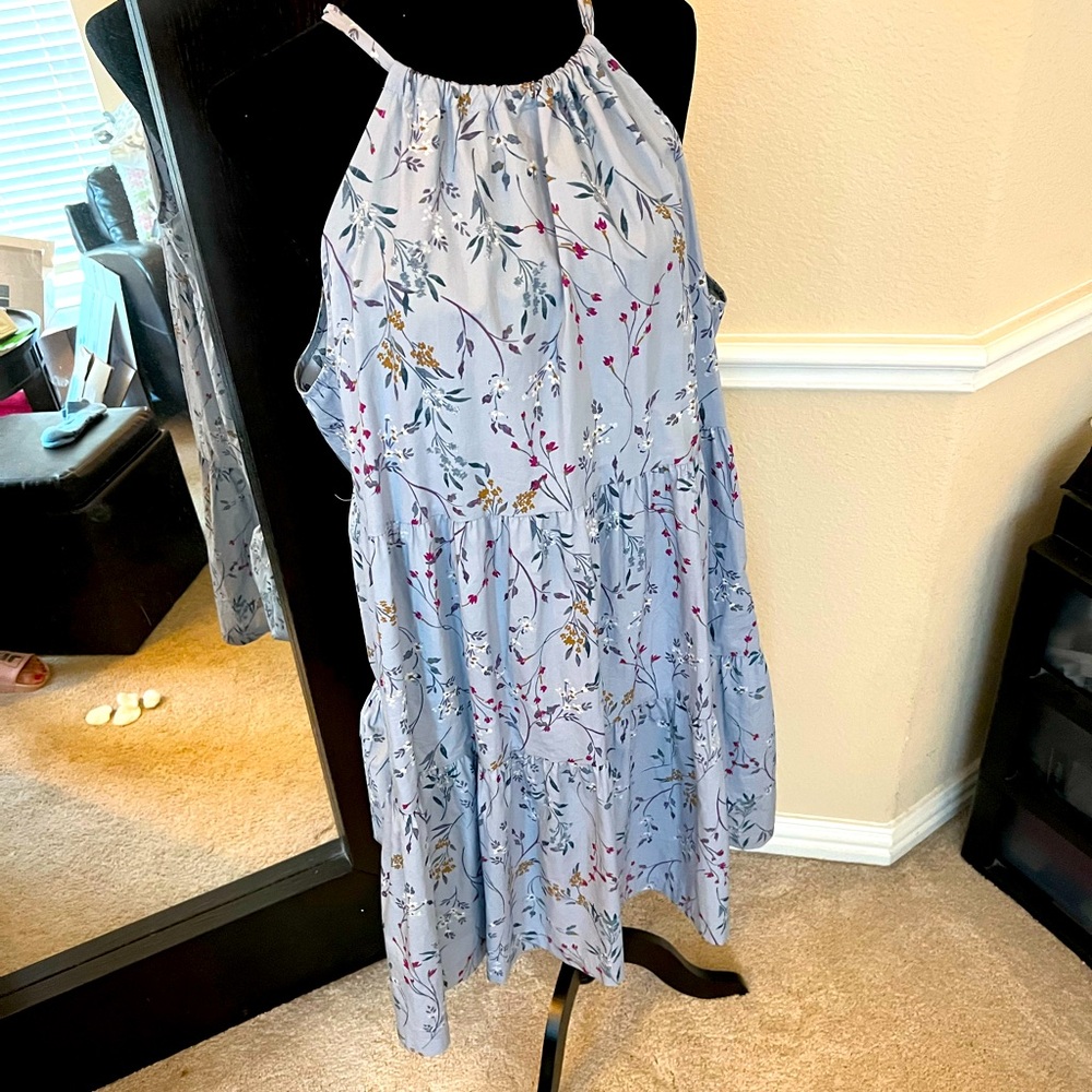 Cute asymmetrical summer dress